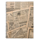 Search for vintage newspaper notebooks French