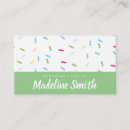 Search for cake decorating business cards Sprinkles