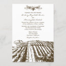 Search for vineyard wedding invitations Vintage