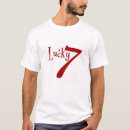 Search for lucky 7 tshirts Gambling