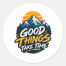Search for good things stickers Inspirational quote