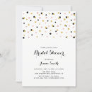 Search for confetti bridal shower invitations Rose gold