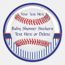 Search for baseball baby shower stickers Stripes