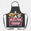 Search for political dogs aprons Vote