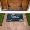 Search for vintage halloween doormats Skull