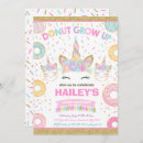 Search for unicorn doughnut invitations For kids