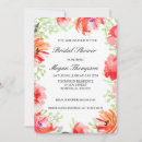 Search for poppy bridal shower invitations Red