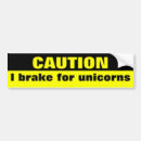 Search for unicorn bumper stickers Funny