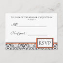 Search for orange damask invitations Elegant