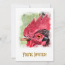 Search for rooster invitations Chickens
