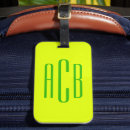 Search for lemon luggage tags Monogrammed