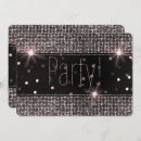 Search for rose gold and silver invitations Trendy