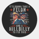 Search for hillbilly stickers Political