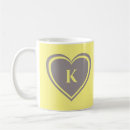 Search for grey heart mugs Yellow