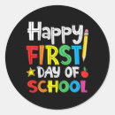 Search for first day stickers Welcome back