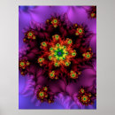 Search for fractal designs posters Red