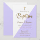 Search for purple gold white invitations Script