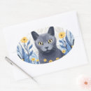 Search for russian blue cat stickers Nebelung