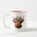 Search for highland cattle mugs Floral