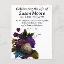 Search for obituary postcards Celebration of life