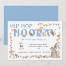 Search for hip birthday invitations Rabbit