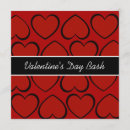 Search for february bridal shower invitations Hearts