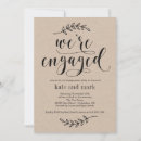 Search for rustic engagement party invitations She said yes