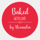 Search for red love stickers Baking