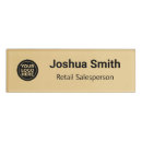 Search for golden name tags Your logo here