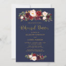 Search for marsala rehearsal dinner invitations Bohemian