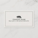 Search for black bear business cards Grizzly