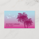 Search for palm tree business cards Sunset