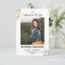 Search for memorial ceremony invitations In loving memory