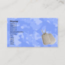 Search for dog tag business cards Military