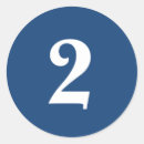 Search for round number stickers Blue