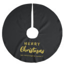Search for black tree skirts Black and gold
