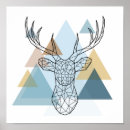 Search for geometric deer art Modern