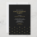 Search for luxury engagement party invitations Gold