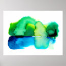 Search for minimalist landscape posters Green
