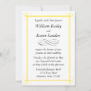 Search for yellow scroll invitations Modern