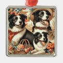 Search for border collie puppy christmas tree decorations Cute