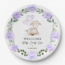 Search for farm animal plates Girl baby shower