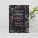 Search for purple black silver wedding invitations Flowers