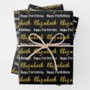 Search for black and white birthday wrapping paper Pattern