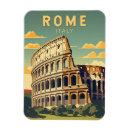 Search for rome magnets Retro vintage travel
