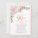 Search for blush pink birthday invitations Elegant