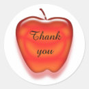 Search for apple for teacher stickers Red
