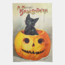 Search for vintage halloween tea towels Trick or treat