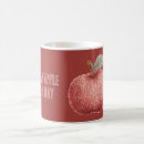 Search for apple fruit mugs Red