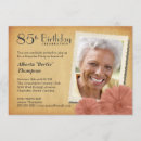 Search for 85th birthday invitations Vintage